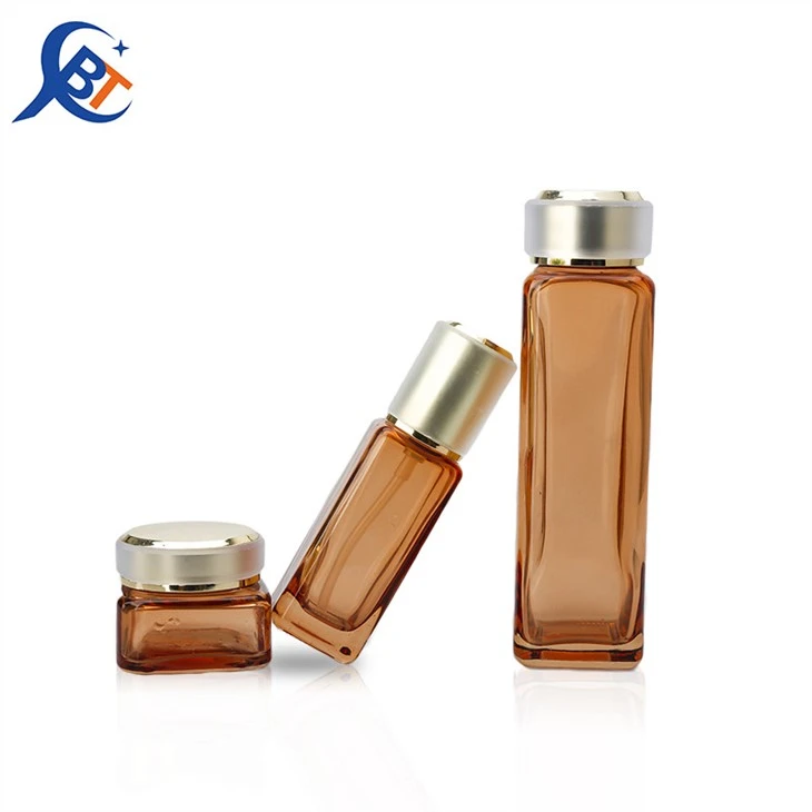 square empty bottle for skincare