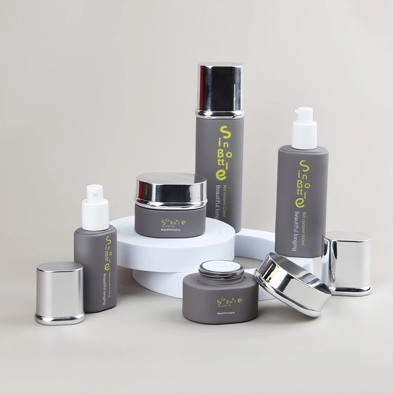 Sinbottle Customized Aesthetics And Functionality Combine With High-End Customized Oval Cosmetic Glass Bottles For Skin Care Packaging suppliers